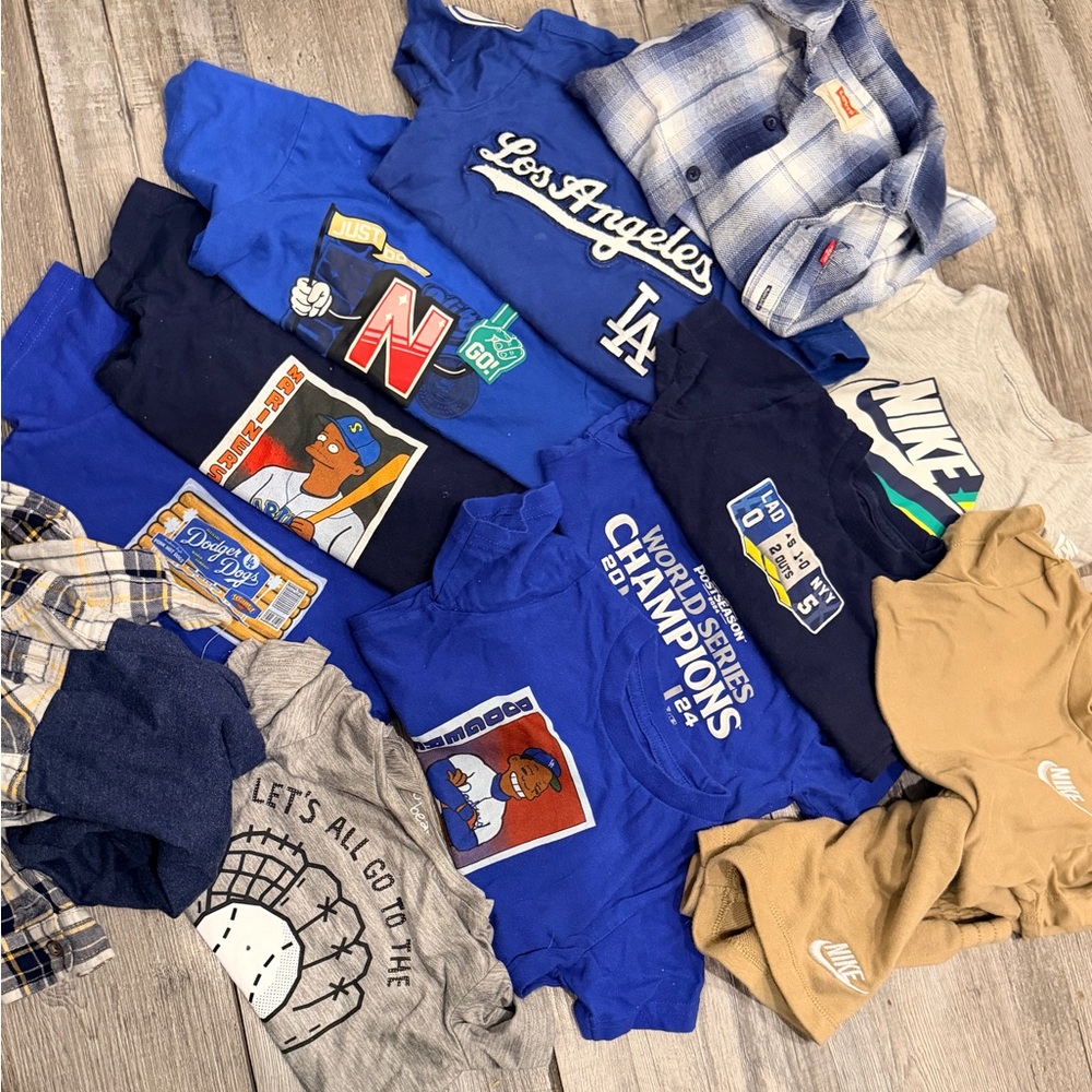 Nike Blue Kids Graphic T-Shirt